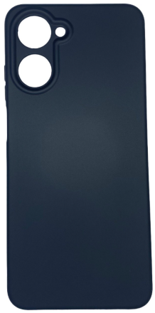  Накладка для Realme 10 Silicone cover черная