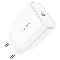 Сетевое зар. устр. Borofone BA57A 1C 20W белое