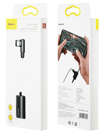  Переходник Baseus L45 Type-C на Type-C Female + AUX CATL45-01