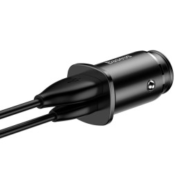 Автомобильное заряд. устр. Baseus Square Metal 1USB/1C 30W (CCALL-AS01) черное