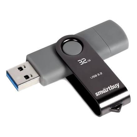  3.0/3.1 USB флеш накопитель Smartbuy 032GB Twist Dual Type-C/Type-A (SB032GB3DUOTWK)