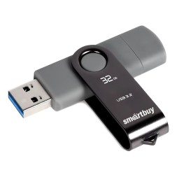 3.0/3.1 USB флеш накопитель Smartbuy 032GB Twist Dual Type-C/Type-A (SB032GB3DUOTWK)