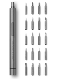 Отвертка электрическая умная Xiaomi Wowstick Screwdriver 1F+ TRY 20 in1 Kit черная