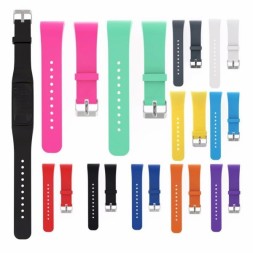 Сменный браслет силиконовый для Apple Watch 42mm с металлической застежкой бордовый