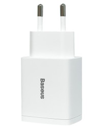 Сетевое зар. устр. Baseus Compact 20W EU 1USB/1C CCXJ-B02 белое