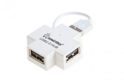 USB-HUB Smartbuy 4 порта белый (SBHA-6900-W)