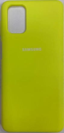  Накладка для Samsung Galaxy S20 Plus Silicone cover желтая