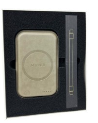 Powerbank магнитный с MagSafe Maxco MP26 5000mAh 15W серый