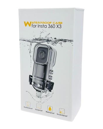 Защитный водонепроницаемый чехол + мешочек для хранения Waterproof Case для экшн-камеры Insta360 X3