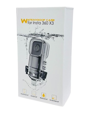  Защитный водонепроницаемый чехол + мешочек для хранения Waterproof Case для экшн-камеры Insta360 X3