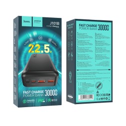 Powerbank Hoco J101B 30000mAh 2USB/1USB-C 18W/20W черный