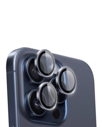  Защитное стекло для задней камеры i-Phone 15/15 Plus Wiwu Lens Guard (LG-004) синее