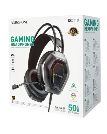  Стереонаушники Bluetooth полноразмерные Borofone BO110 черные