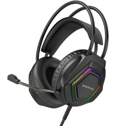 Стереонаушники Bluetooth полноразмерные Borofone BO110 черные