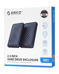 Внешний корпус для HDD/SSD 2.5" Orico 2521U3 USB-C черный