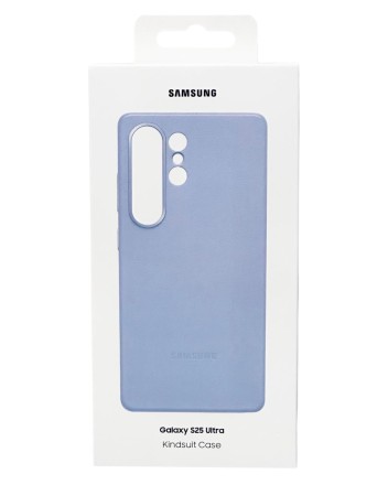  Накладка для Samsung Galaxy S25 Ultra MagSafe Kindsuit Case кожанный голубой