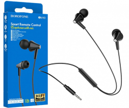 Наушники с микрофоном Borofone BM49 Player 1.2м черные