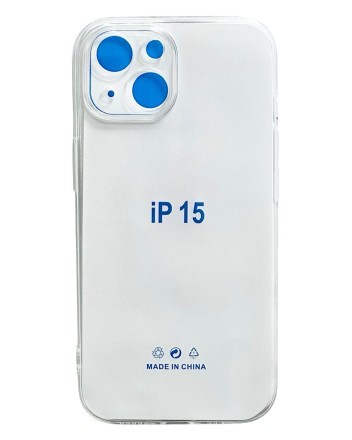  Чехол-накладка силикон i-Phone 15 6.1&quot; прозрачный 1.5мм тех.пак