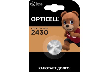  Литиевый элемент питания Opticell CR2430 BL1