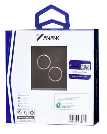  Защитное стекло для задней камеры i-Phone 15/15 Plus ANANK Green