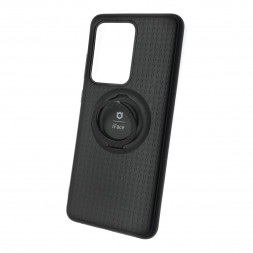 Чехол-накладка для Samsung Galaxy S11 Plus силикон iface с держателем чёрный