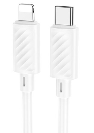  Usb Кабель-зарядка Type-C на Lightning Hoco X88 3A 20W 1м белый