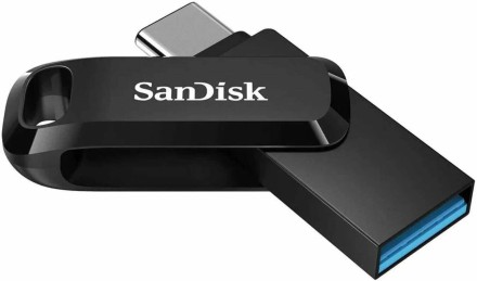  3.1 USB флеш накопитель SanDisk 64GB Ultra Dual Drive Type-c (SDDDC3-064G-G46) черный