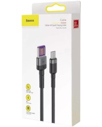 Usb Кабель-зарядка TYPE-C Baseus Cafule 1м CATKLF-PG1 5A 40W черный