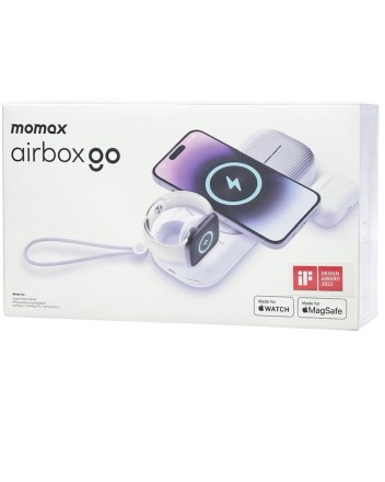  Беспроводное зарядное устройство Momax Airbox Go Power Capsule MA02W белое