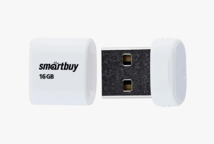  USB флеш накопитель Smartbuy 16GB Lara White (SB16GBLARA-W)