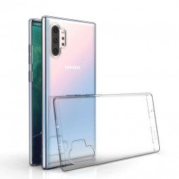 Чехол-накладка силикон 0.5мм Samsung Galaxy Note 10 прозрачный