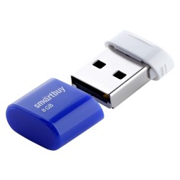 USB флеш накопитель Smartbuy 8GB Lara Blue (SB8GBLara-B)