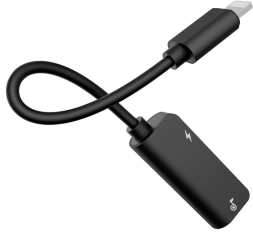 Адаптер для i-Phone Baseus L37 Male-Dual Female CALL37-01 черный