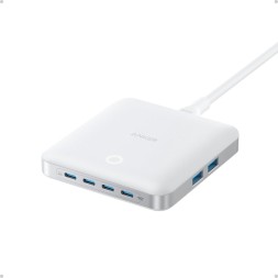 Настольное мини-зарядное устройство Anker Nano (130W, 6 портов) 2USB/4C (A2155P21) белое