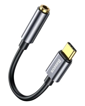  Переходник Baseus L54 Type-C на AUX CATL54-0G серый