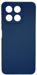 Накладка для Huawei Honor X8A Silicone cover без логотипа темно-синяя