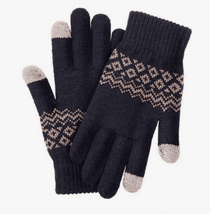 Перчатки Xiaomi Touchscreen Winter Wool Gloves синие