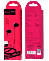 Наушники с микрофоном Hoco M14 Natural Sound 1.2м черные