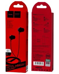 Наушники с микрофоном Hoco M14 Natural Sound 1.2м черные