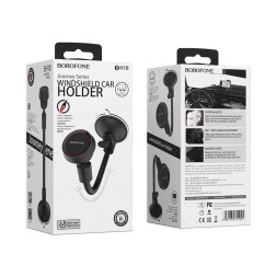 Держатель в автомобиль на торпеду Borofone BH18 магнитный черно-красный