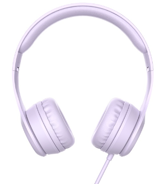  Стереонаушники полноразмерные Hoco W21 Graceful Charm с микрофоном 1.2м пурпурный