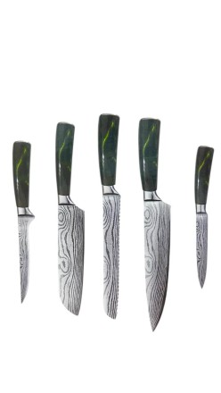  Набор кухонных ножей Xiaomi Spetime 5-Piece Steel Kitchen Knife Set G05-GE (5 ножей) зеленый