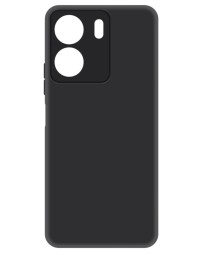 Накладка для Xiaomi Redmi 13C Silicone cover без логотипа черная