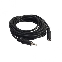 Кабель Jack 3.5mm штекер↔Jack 3.5mm гнездо Perfeo, 5m (J2203)