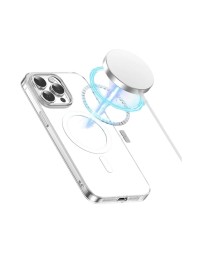 Накладка для i-Phone 15 Pro Max Keephone X-Crystal MagSnap прозрачный