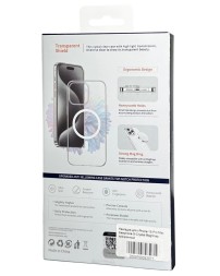 Накладка для i-Phone 15 Pro Max Keephone X-Crystal MagSnap прозрачный