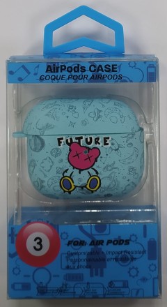  Силиконовый светящийся в темноте чехол для AirPods 3 Luxo Kaws рисунок №56