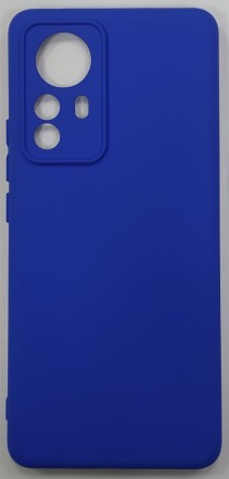  Накладка для Xiaomi Redmi 12X Pro силикон матовый синий