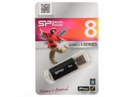 USB флеш накопитель Silicon Power 8GB Ultima II - I Series Black