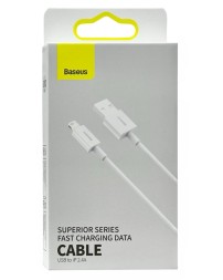 Usb Кабель-зарядка Lightning Baseus Superior series 1м (CALYS-A02) 2.4A белый